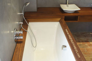 habillage de baignoire rectangulaire / en bois