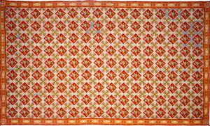 tapis classique / à motif / en laine / rectangulaire