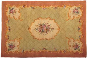 tapis classique / à motif / en laine / rectangulaire