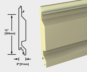 panneau sandwich isolant pour façade / âme en polyisocyanurate PIR