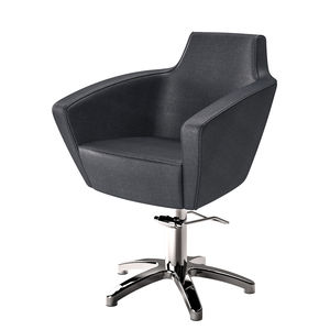 fauteuil de coiffure en simili cuir / piètement étoile / pivotant
