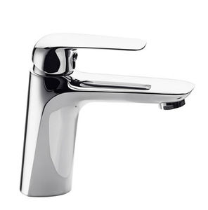 mitigeur pour vasque / en métal chromé / 1 trou / pour salon de coiffure