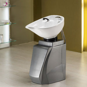 vasque sur pied / en polyéthylène / contemporaine / pour salon de coiffure