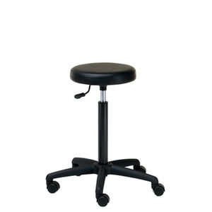 tabouret contemporain / en simili cuir / pour salon d'esthétique / tapissé