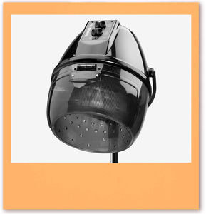 casque-séchoir pour salon de coiffure / mobile
