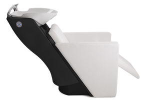 bac à shampooing avec repose-pieds