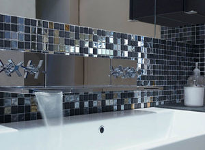 mosaïque d'intérieur / de salle de bain / murale / en verre