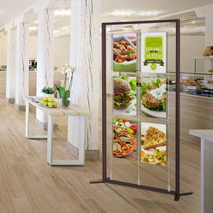 présentoir en aluminium / en Plexiglas® / pour commerce / pour salon de coiffure