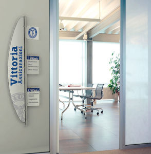 panneau signalétique mural / en Plexiglas® / d'intérieur