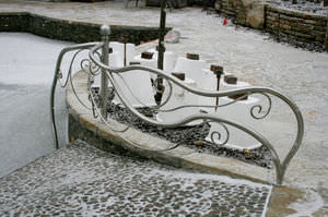 main courante en acier inoxydable / pour piscine