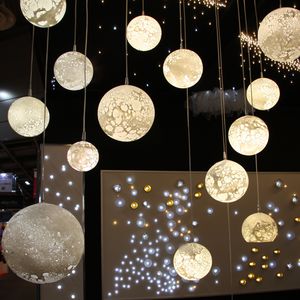 lustre contemporain / en verre soufflé / à LED