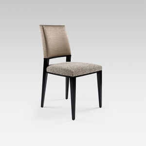 chaise contemporaine / en tissu / en hêtre / professionnelle