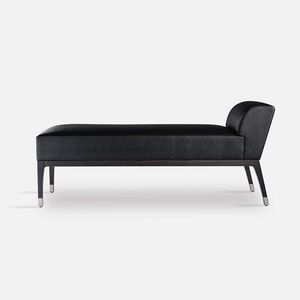 bout de lit contemporain / en tissu / en chêne