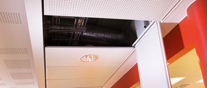 trappe de visite pour cloison / pour plafond suspendu / carrée / en métal