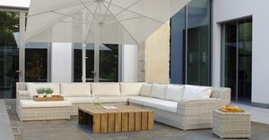 canapé modulable / d'angle / contemporain / de jardin