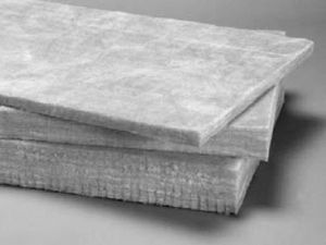 isolant thermique / en fibre de verre / en panneaux rigides / non combustible