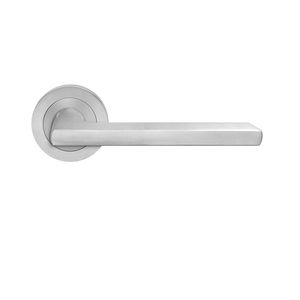 poignée pour porte / en inox / contemporaine