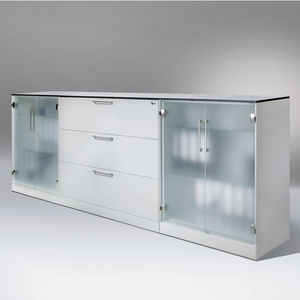 armoire de bureau basse / contemporaine