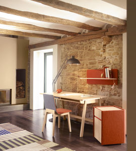 étagère murale / contemporaine / en bois