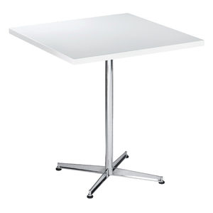table bistrot contemporaine / en acier / ronde / carrée