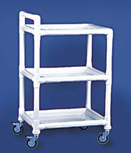 chariot de service / pour établissement médicalisé / en plastique