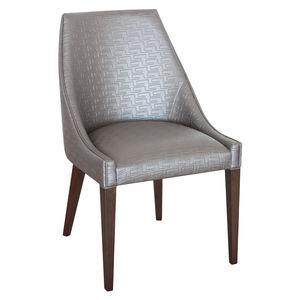 chaise contemporaine / tapissée / en simili cuir / professionnelle