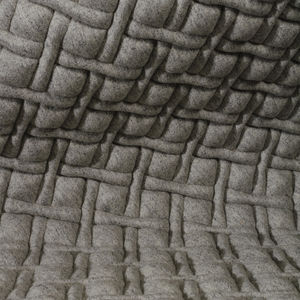 tissu d'ameublement / motif géométrique / en polyester / en laine