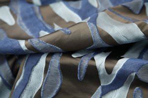 tissu d'ameublement / à motif / en soie / jacquard
