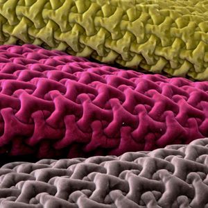 tissu d'ameublement / à motif / en velours