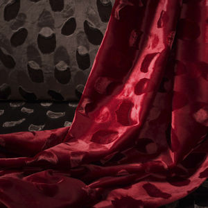 tissu d'ameublement / à motif / en velours