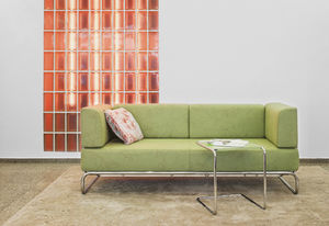 table gigogne / contemporaine / en bois / en verre
