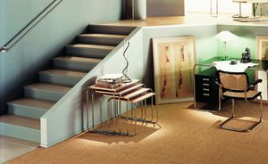table gigogne / rectangulaire / design Bauhaus / en bois