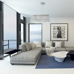 lampe suspension / contemporaine / en verre / halogène