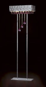 lampe sur pied / contemporaine / en cristal / sculpturale