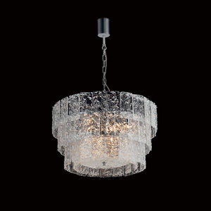lustre contemporain / en verre de Murano / à incandescence