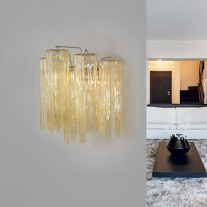 applique murale contemporaine / en verre de Murano / à LED