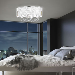 plafonnier contemporain / en cristal / en tissu / fluorescent