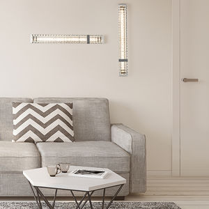 applique murale contemporaine / en verre / à LED / linéaire