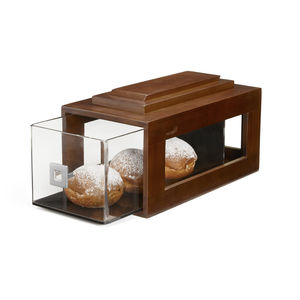 présentoir sur plan / alimentaire / en bambou / pour boulangerie