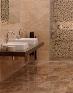 carrelage d'intérieur / de salle de bain / de sol / en marbre