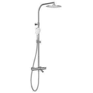 set de douche mural / contemporain / avec douche à main / thermostatique