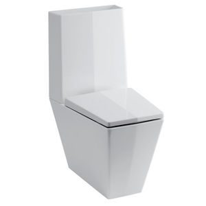 toilettes à poser / monobloc / en céramique