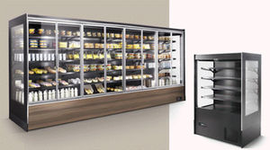 vitrine réfrigérée étagère / éclairée / pour commerce