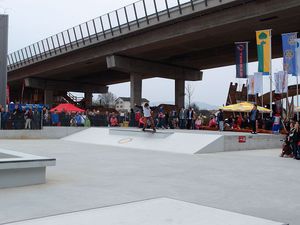 skatepark en béton