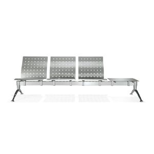 sièges sur poutre en métal / 4 places / contemporains