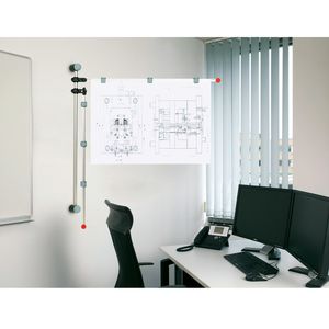 panneau d'affichage mural / d'intérieur / magnétique / en métal