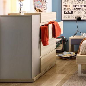 commode contemporaine / en chêne / en mélaminé / pour enfant