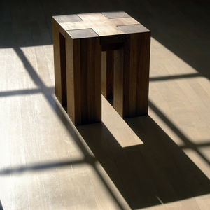 tabouret design / en chêne / en bois massif / en hêtre