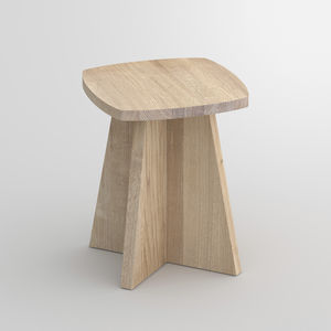 tabouret design / en chêne / en bois massif / en hêtre