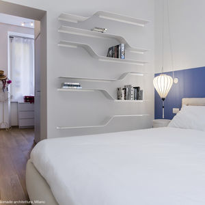 étagère modulable / murale / contemporaine / en aluminium